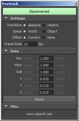 freetrack Python Script
